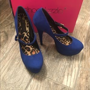 Shoe Dazzle Suede Heels